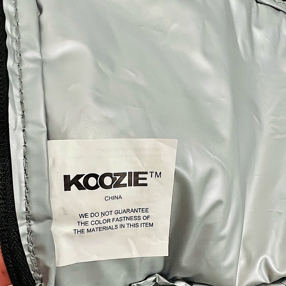 NWOT Black Koozie Insulated Collapsible Picnic Cooler Tote w/Aluminum Frame - Picture 8 of 9